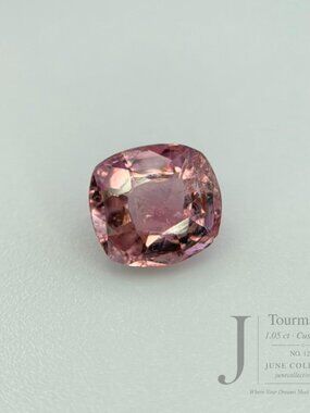 Tourmaline 1.05 Ct Cushion Loose Gemstone Natural Pink